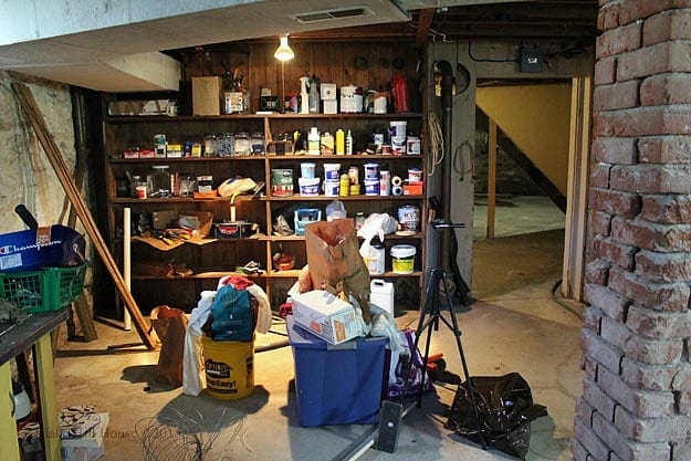 The Basement: Organized and Ready - Blake Hill House