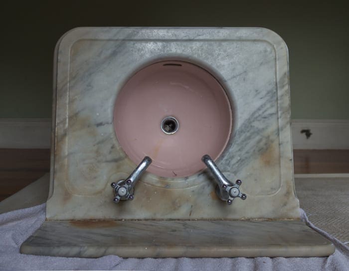 How To Restore an Antique Marble Sink Top Blake Hill House