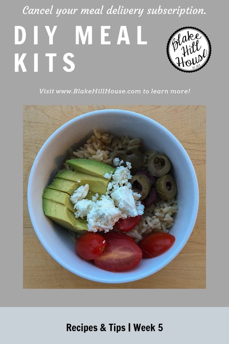 DIY Meal Kits Week 5 Blake Hill House