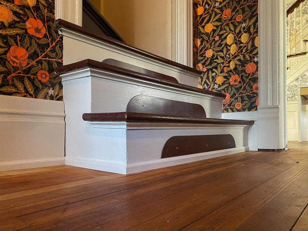 The Front Entry Shoe Molding Blake Hill House