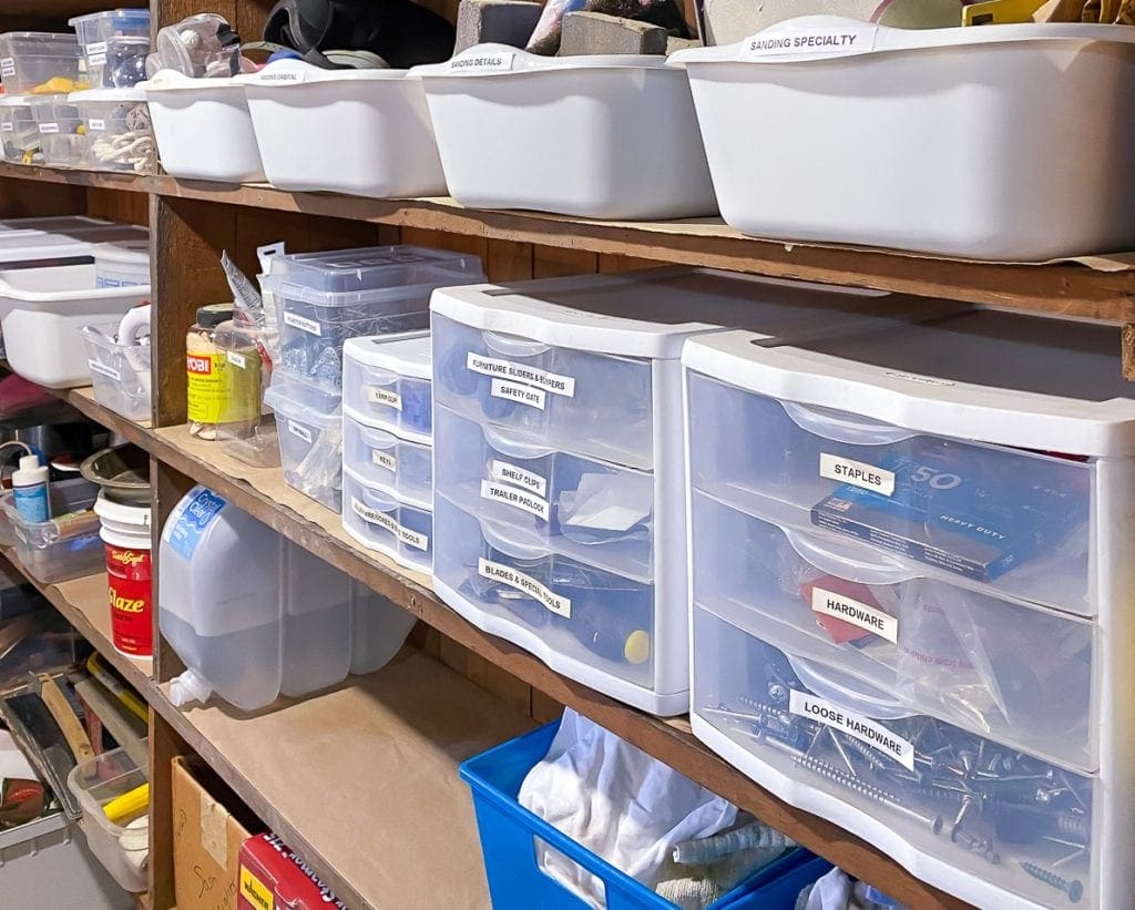 Four Simple Steps for Organizing Your Workshop - Blake Hill House